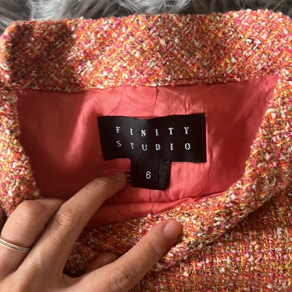 Classy orange tweed - Picture 3 of 4